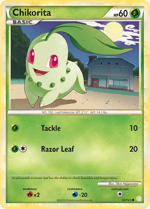 Chikorita, HeartGold SoulSilver 59/123