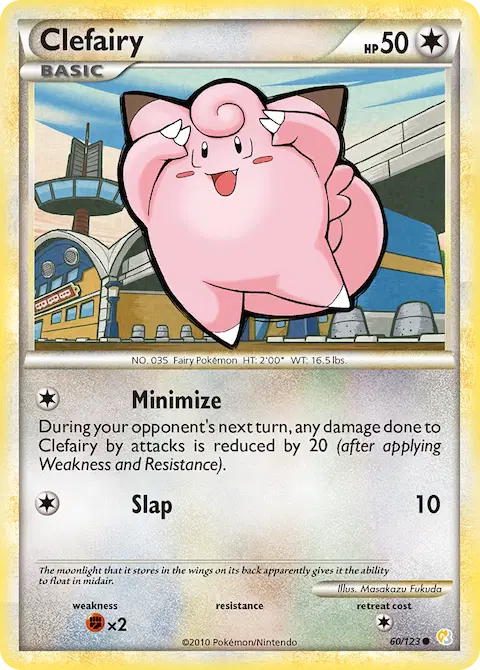 Clefairy, HeartGold SoulSilver 60/123