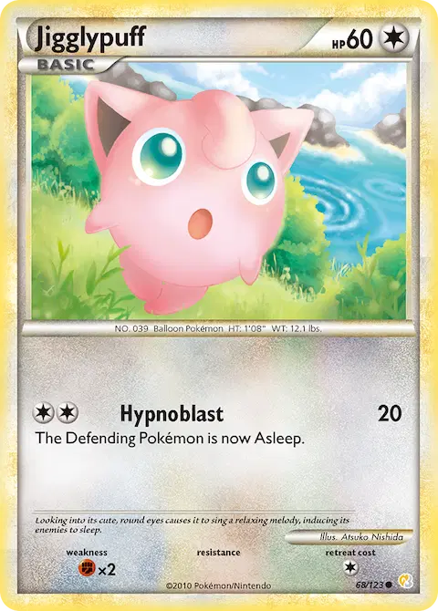 Jigglypuff, HeartGold SoulSilver 68/123