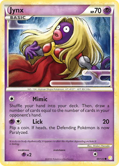 Jynx, HeartGold SoulSilver 69/123