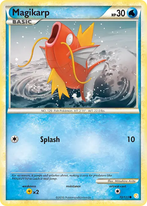 Magikarp, HeartGold SoulSilver 72/123