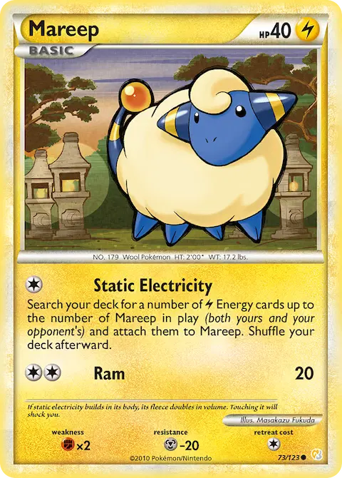 Mareep, HeartGold SoulSilver 73/123