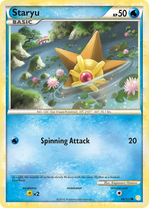 Staryu, HeartGold SoulSilver 84/123