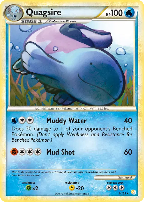 Quagsire, HeartGold SoulSilver 9/123