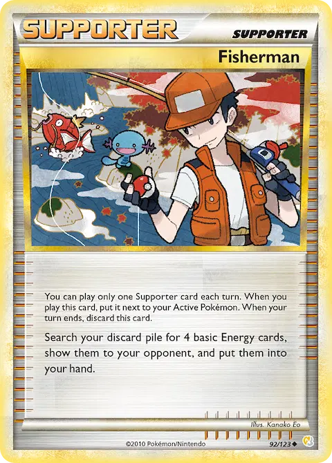 Fisherman, HeartGold SoulSilver 92/123