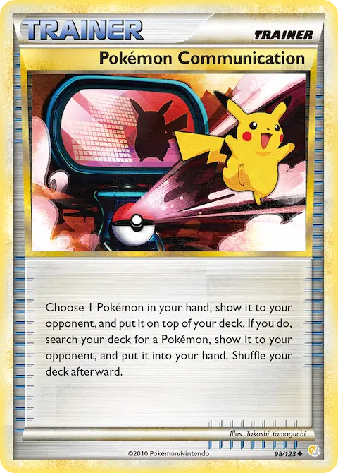 Pokémon Communication, HeartGold SoulSilver 98/123