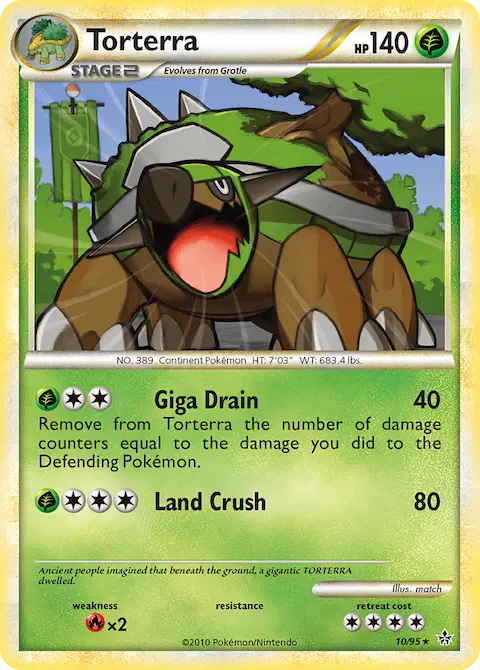 Torterra, Unleashed 10/95