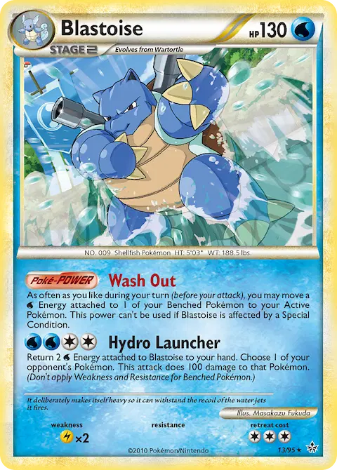 Blastoise, Unleashed 13/95
