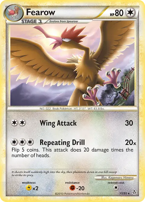 Fearow, Unleashed 15/95