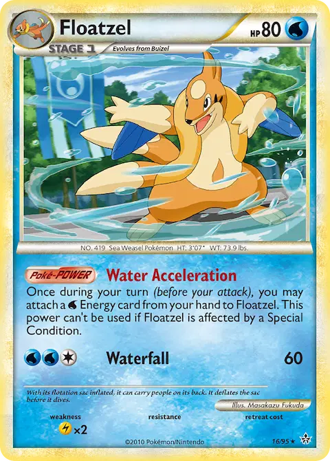 Floatzel, Unleashed 16/95