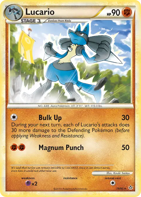 Lucario, Unleashed 19/95