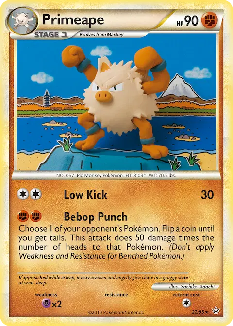 Primeape, Unleashed 22/95
