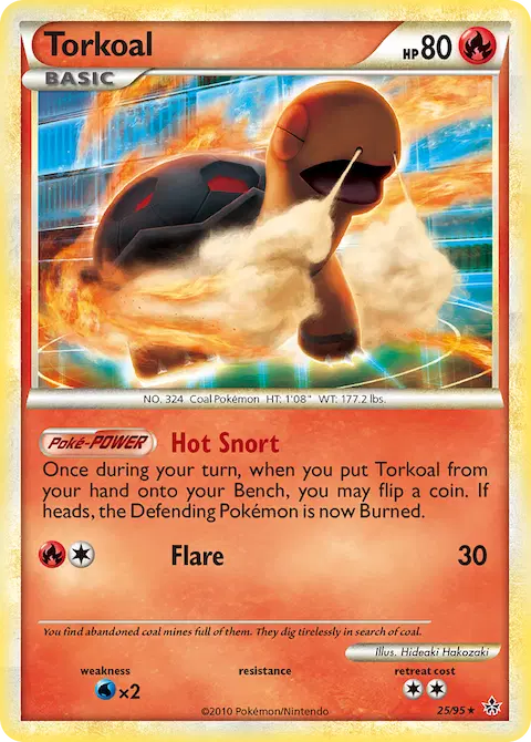 Torkoal, Unleashed 25/95