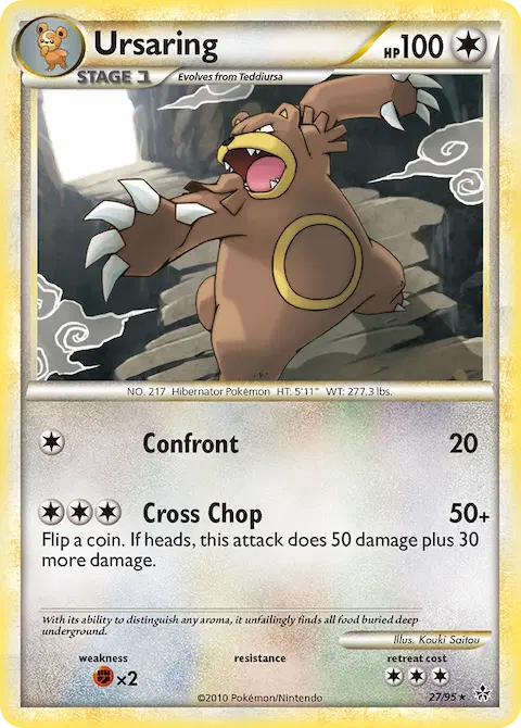 Ursaring, Unleashed 27/95