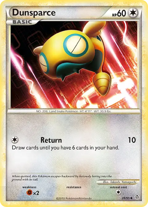 Dunsparce, Unleashed 29/95