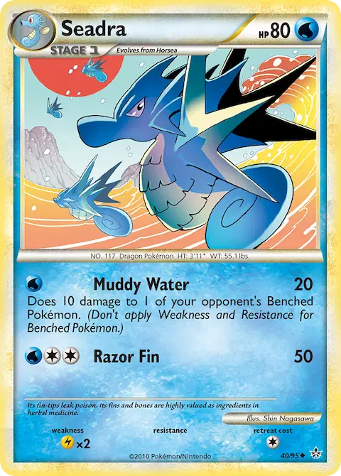 Seadra, Unleashed 40/95