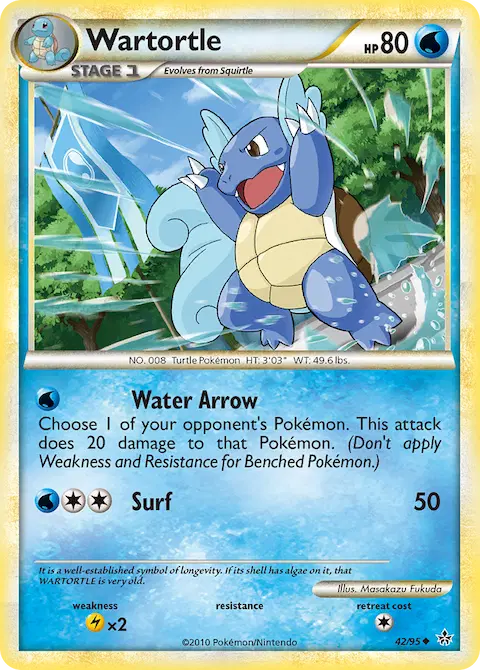 Wartortle, Unleashed 42/95