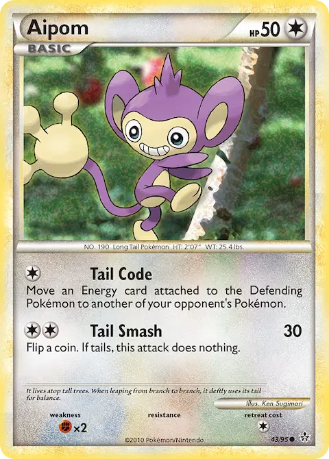 Aipom, Unleashed 43/95