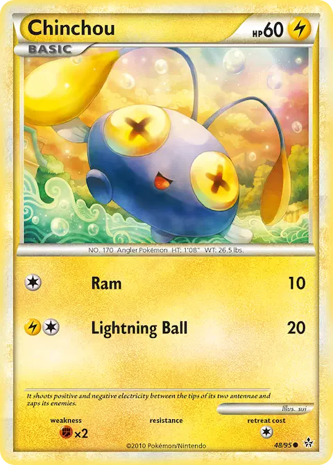 Chinchou, Unleashed 48/95