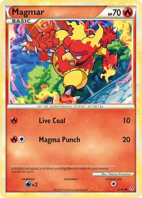 Magmar, Unleashed 52/95