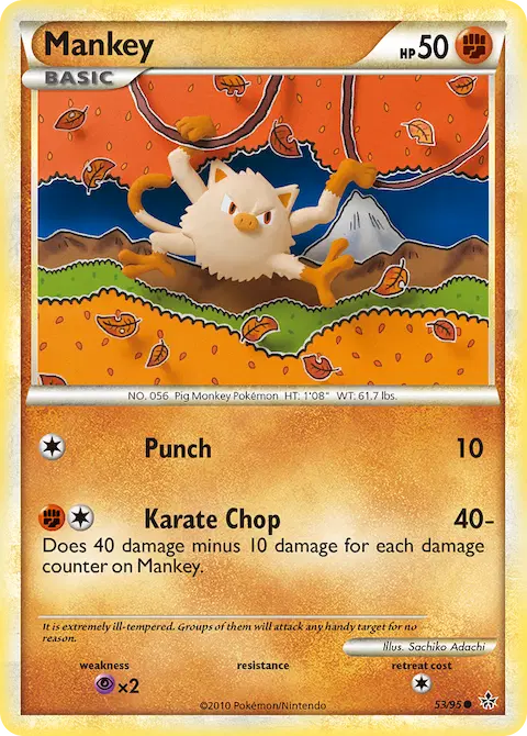 Mankey, Unleashed 53/95