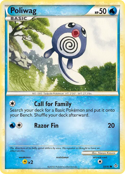 Poliwag, Unleashed 58/95