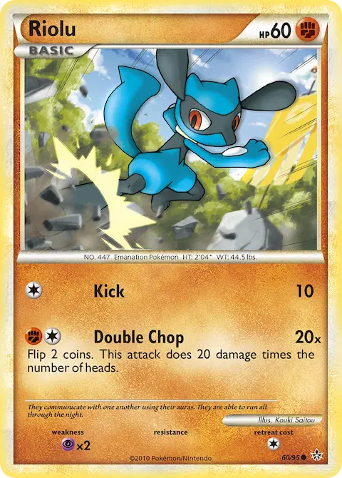 Riolu, Unleashed 60/95