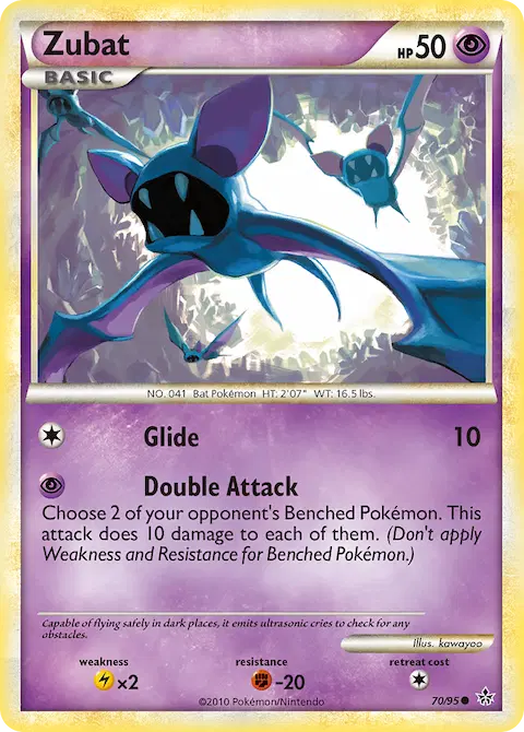 Zubat, Unleashed 70/95
