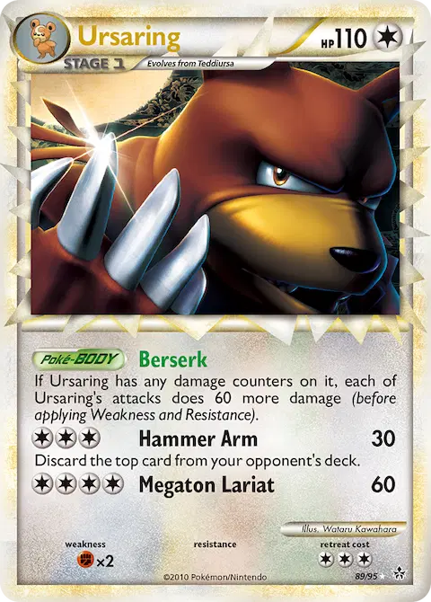Ursaring, Unleashed 89/95