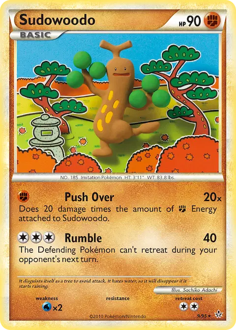 Sudowoodo, Unleashed 9/95