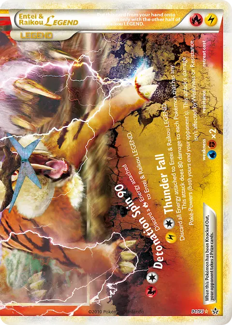 Entei & Raikou LEGEND, Unleashed 91/95