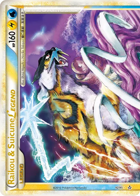 Raikou & Suicune LEGEND, Unleashed 92/95