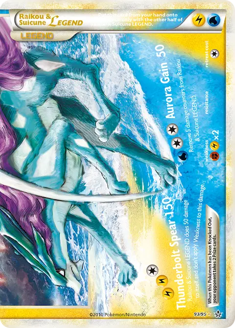 Raikou & Suicune LEGEND, Unleashed 93/95