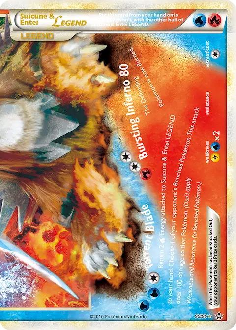 Suicune & Entei LEGEND, Unleashed 95/95