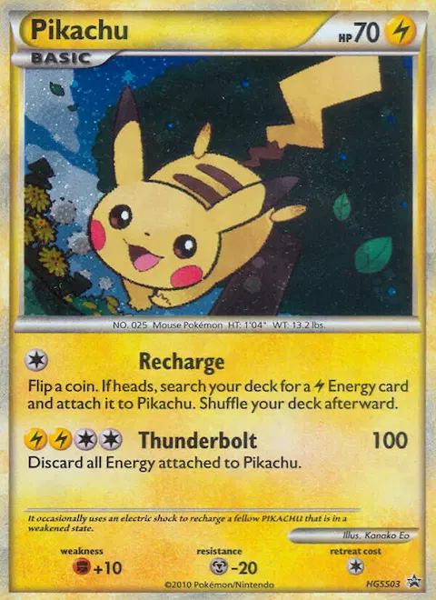 Pikachu, HGSS Black Star Promos HGSS03