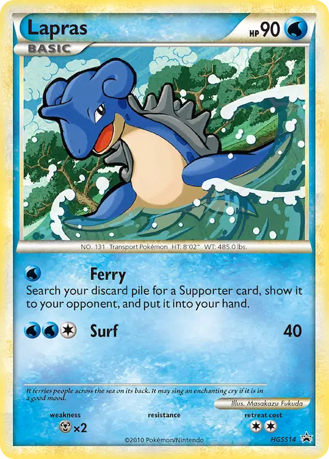 Lapras, HGSS Black Star Promos HGSS14