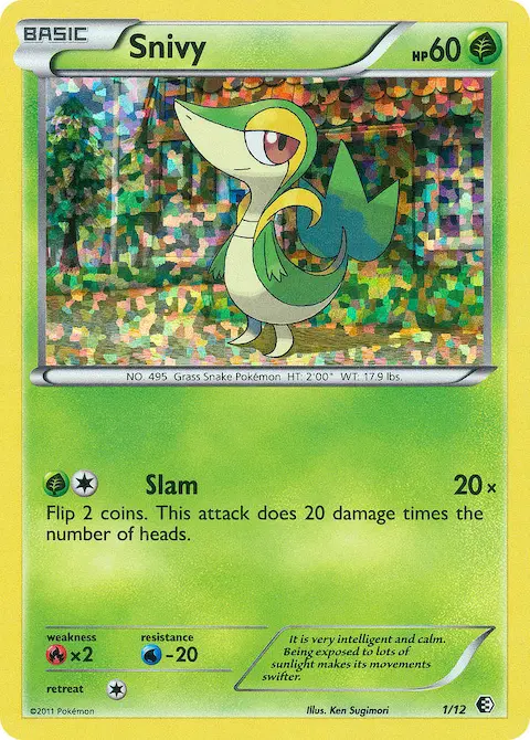 Snivy, McDonald's Collection 2011 1/12