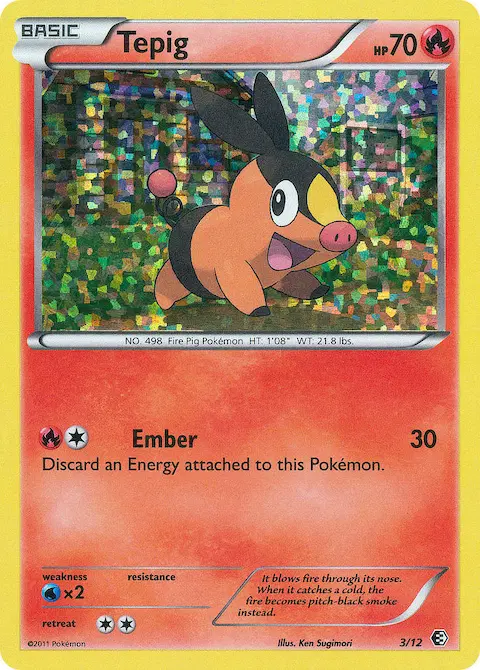Tepig, McDonald's Collection 2011 3/12