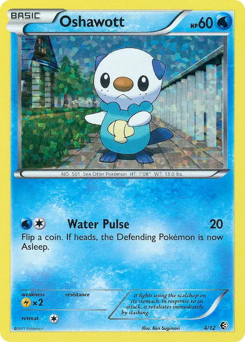 Oshawott, McDonald's Collection 2011 4/12
