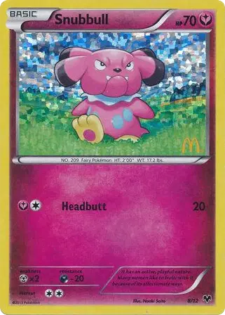 Snubbull, McDonald's Collection 2014 8/12
