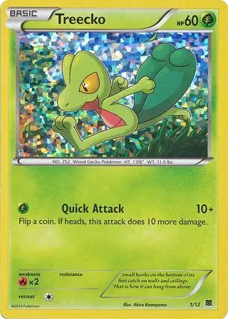 Treecko, McDonald's Collection 2015 1/12