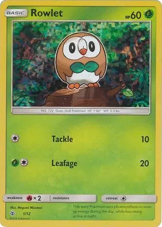Rowlet, McDonald's Collection 2017 1/12