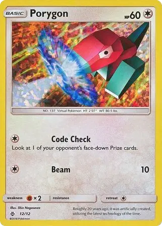 Porygon, McDonald's Collection 2018 12/12
