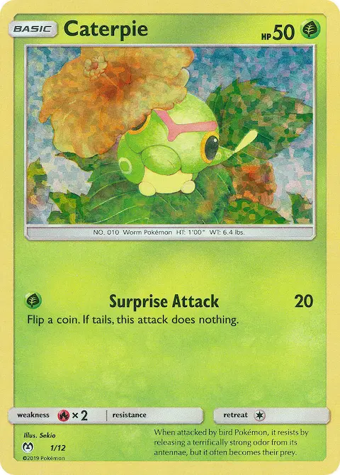 Caterpie, McDonald's Collection 2019 1/12