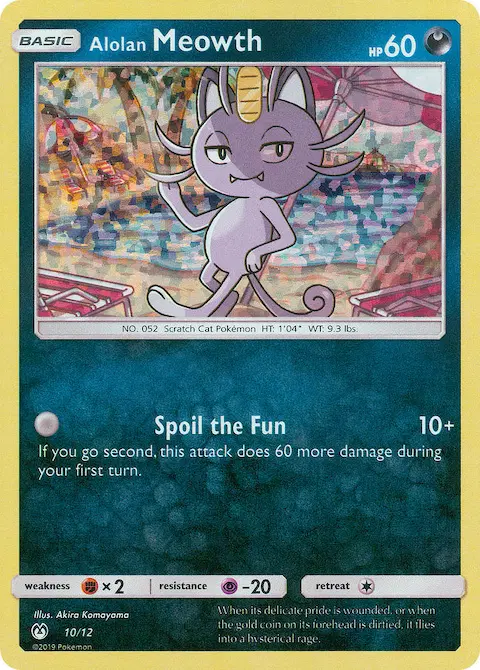 Alolan Meowth, McDonald's Collection 2019 10/12