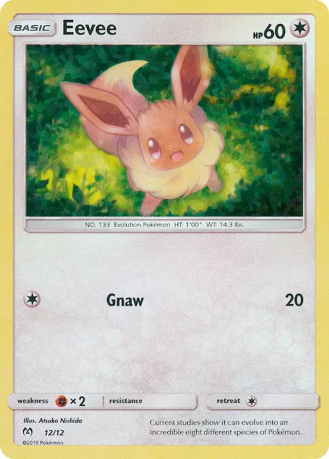Eevee, McDonald's Collection 2019 12/12