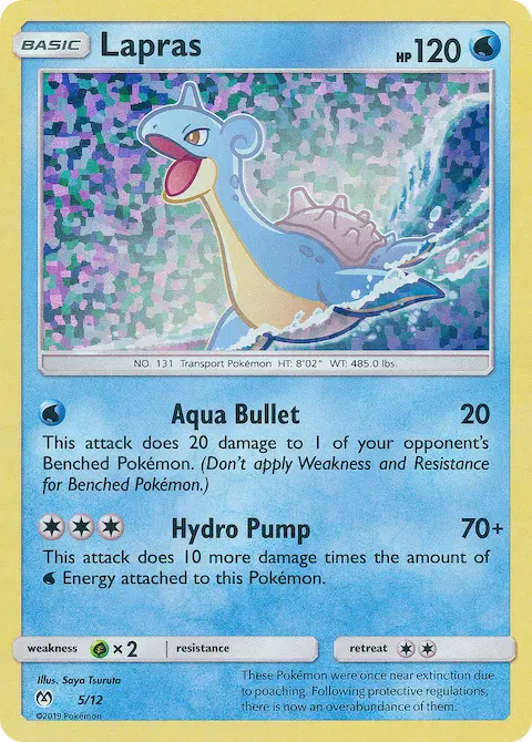 Lapras, McDonald's Collection 2019 5/12