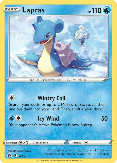Lapras, McDonald's Collection 2022 6/15