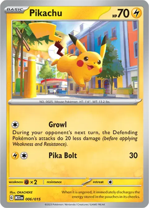 Pikachu, McDonald's Collection 2023 6/15