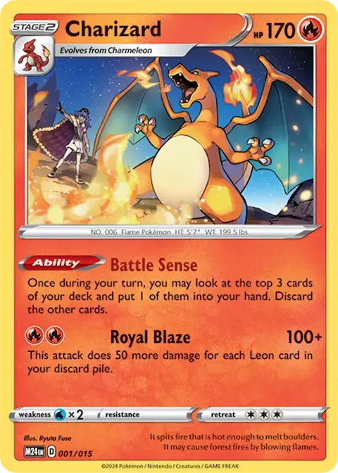 Charizard, McDonald's Collection 2024 1/15